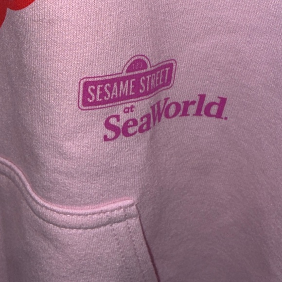 Sesame Street 2012 NEW Light Pink GIRL Hoodie - Picture 3 of 7